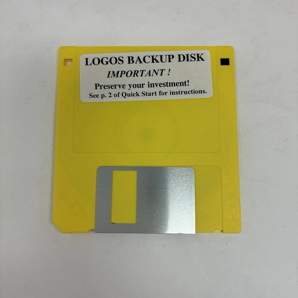Vintage Logos Bible Reference Series Bible Software 1997 CD-ROMs Win '95 Big Box